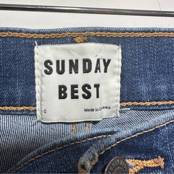 Sunday Best High Rise Blue Denim Jeans size 0 - Picture 2 of 8